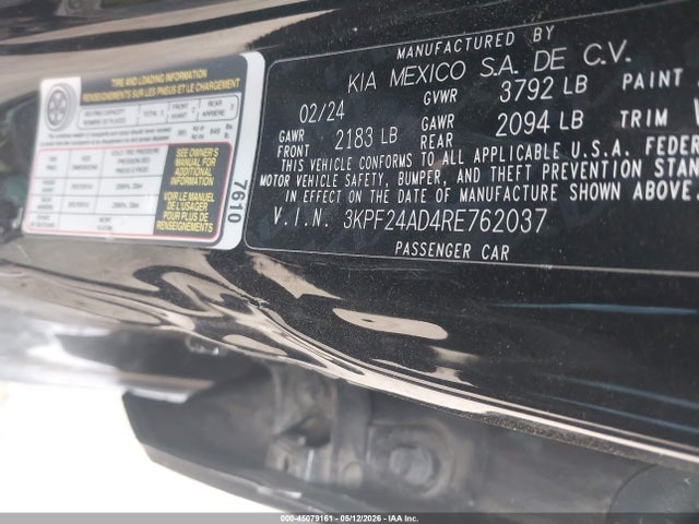 Kia Forte Lxs
