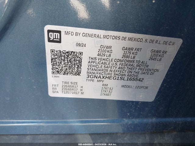 Chevrolet Equinox Fwd Lt
