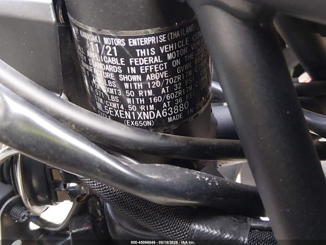 Kawasaki Ex650 N