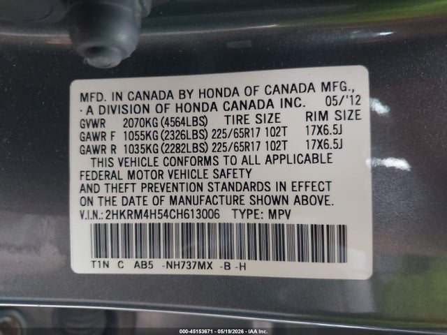 Honda CR-V Ex