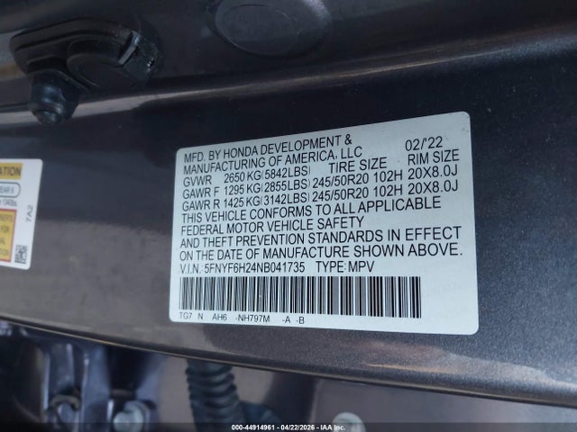 Honda Pilot Awd Special Edition