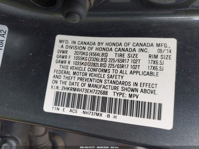 Honda CR-V Ex-l