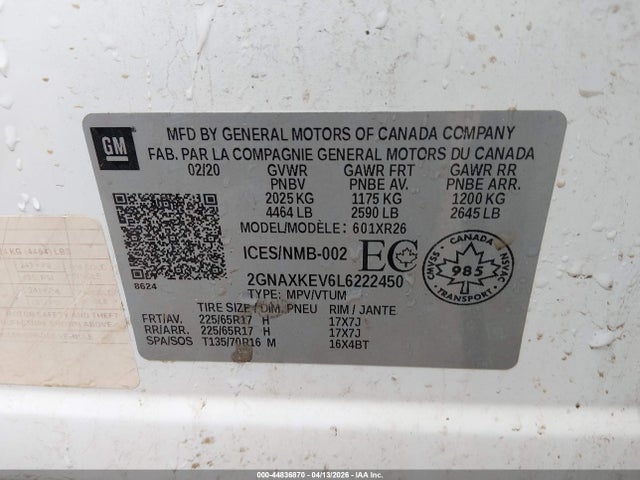 Chevrolet Equinox Lt