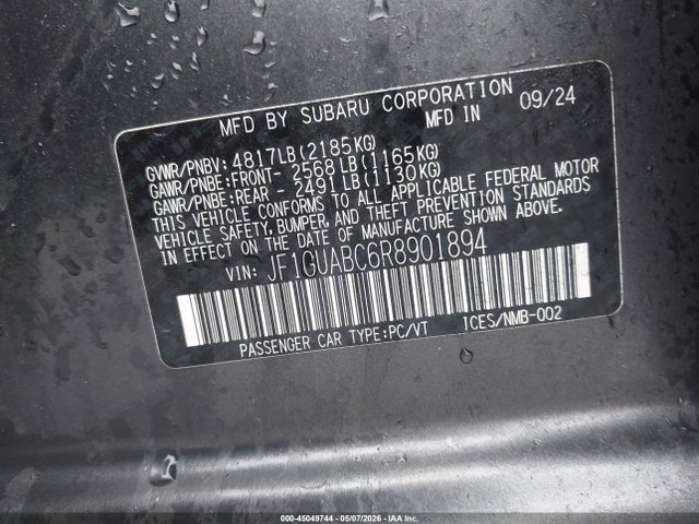 Subaru Impreza Base 5-door