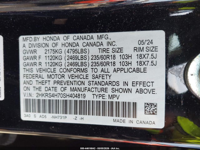 Honda CR-V Ex-l Awd