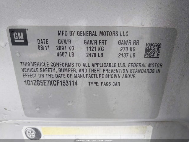 Chevrolet Malibu 2lz