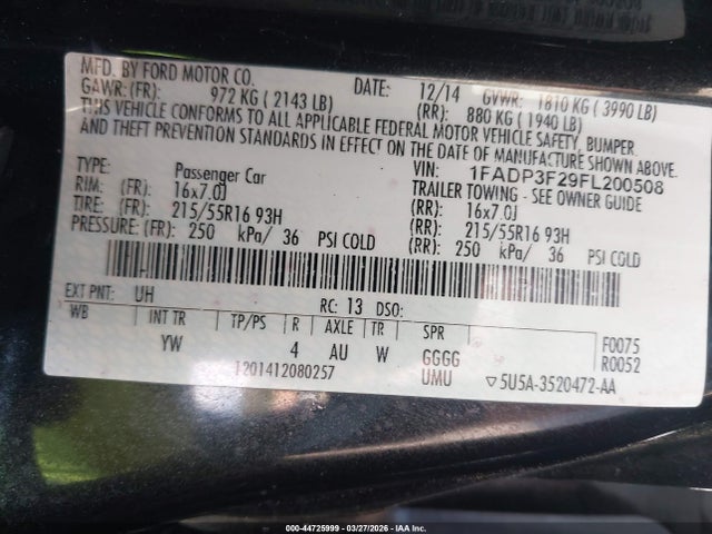 Ford Focus Se