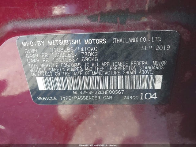 Mitsubishi Mirage Es