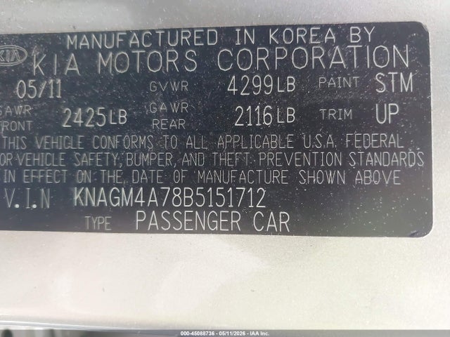 Kia Optima Lx