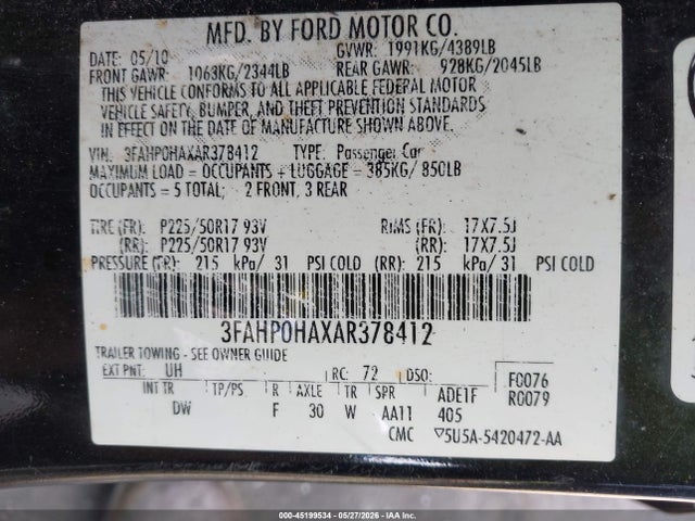 Ford Fusion Se