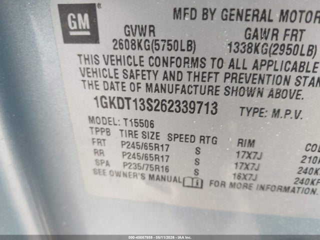 GMC Envoy Sle