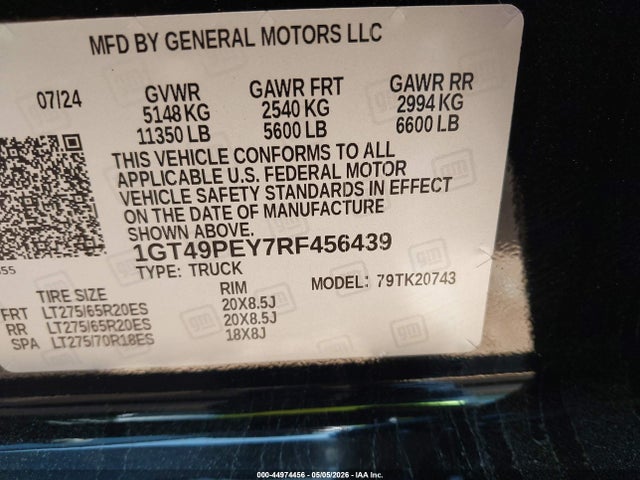 General Motors Sierra 2500HD 4wd  Standard Bed At4