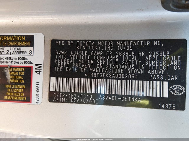 Toyota Camry Le