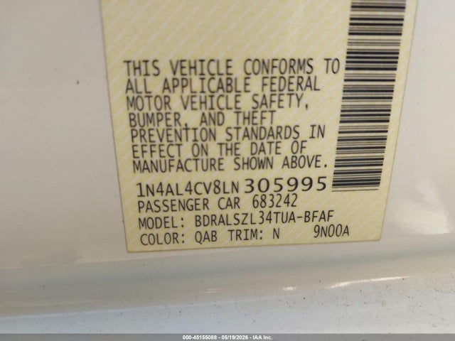 Nissan Altima Sr Vc-turbo Fwd