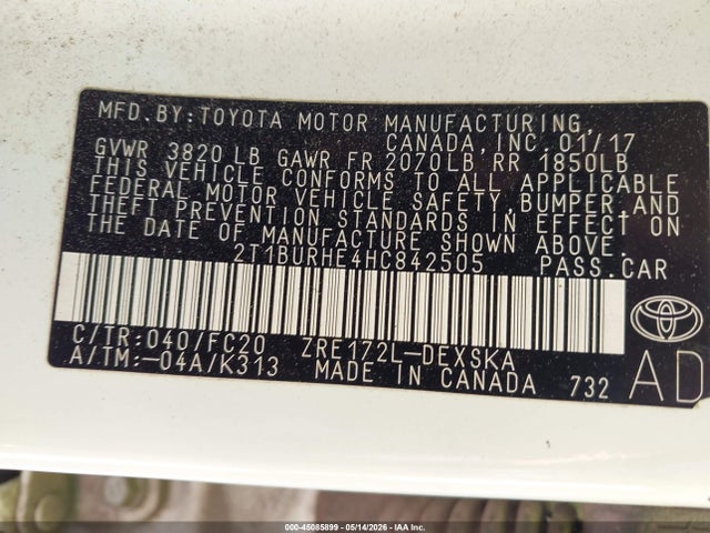 Toyota Corolla Se