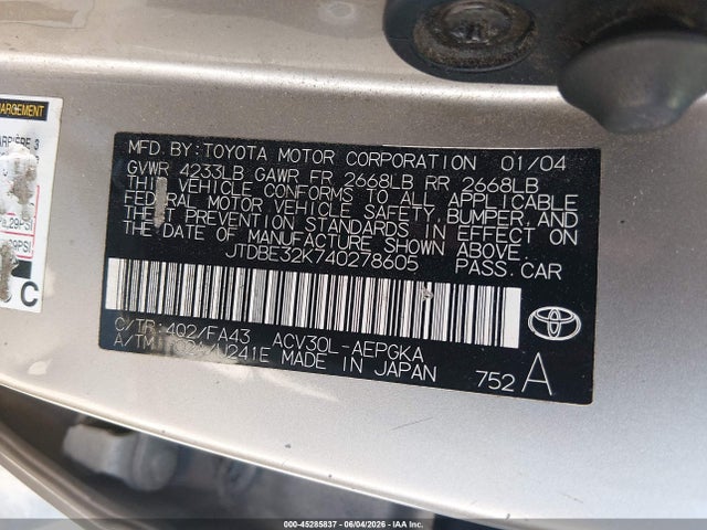 Toyota Camry Xle