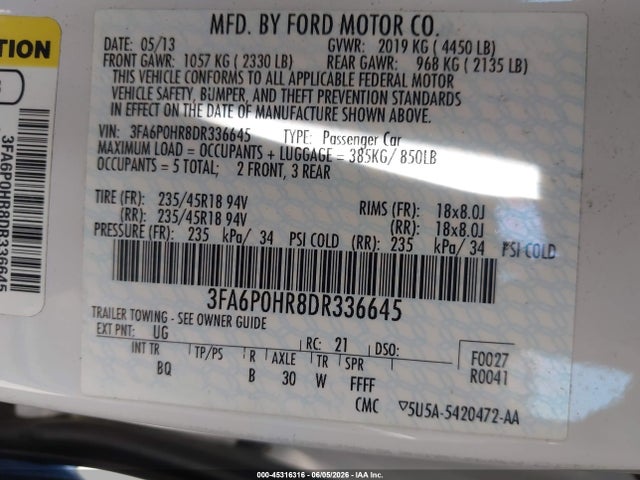 Ford Fusion Se