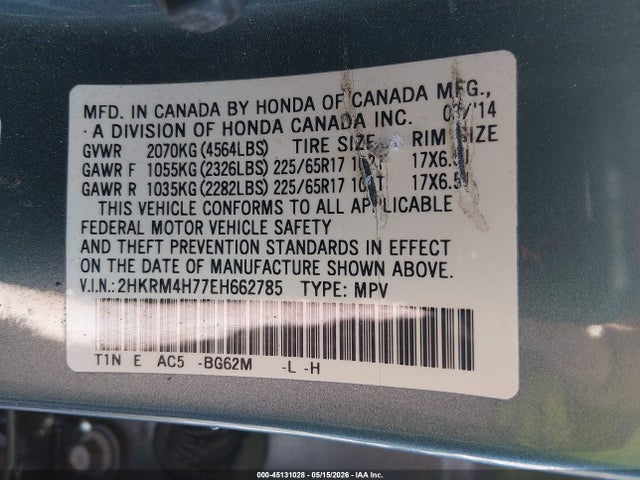 Honda CR-V Ex-l