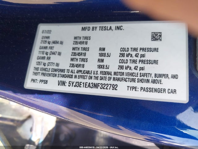 Tesla Model 3 Rear-wheel Drive