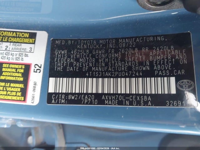Toyota Camry Se Hybrid