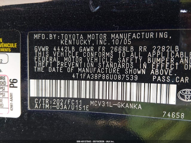 Toyota Camry Se