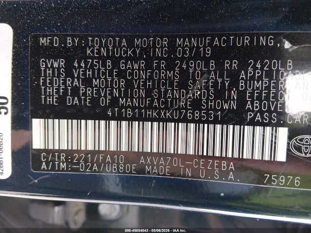 Toyota Camry L