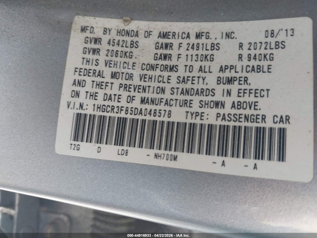 Honda Accord Ex-l V-6