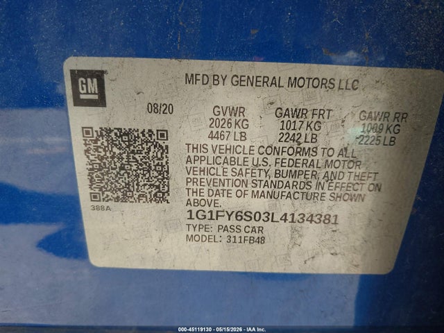 Chevrolet Bolt Fwd Lt