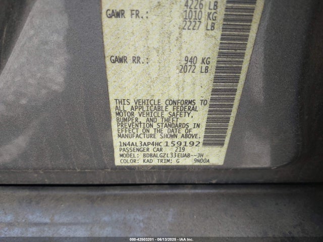 Nissan Altima 2.5 S