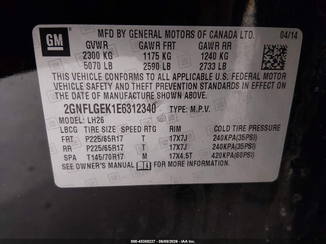 Chevrolet Equinox Lt