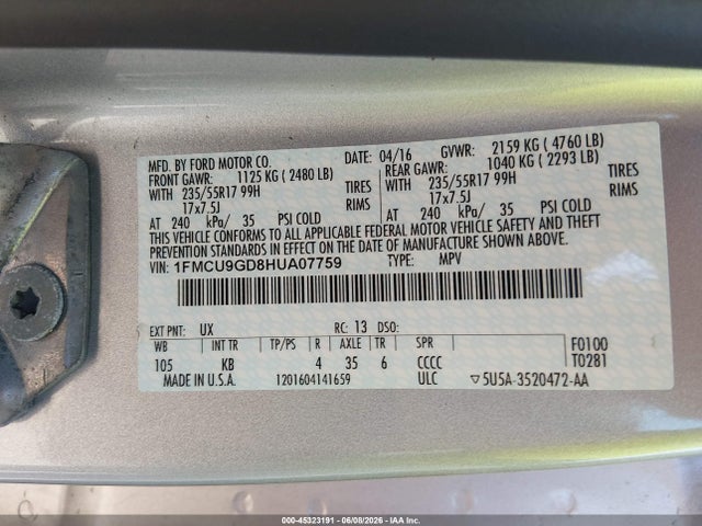 Ford Escape Se