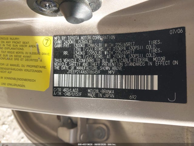 Toyota Highlander Limited V6