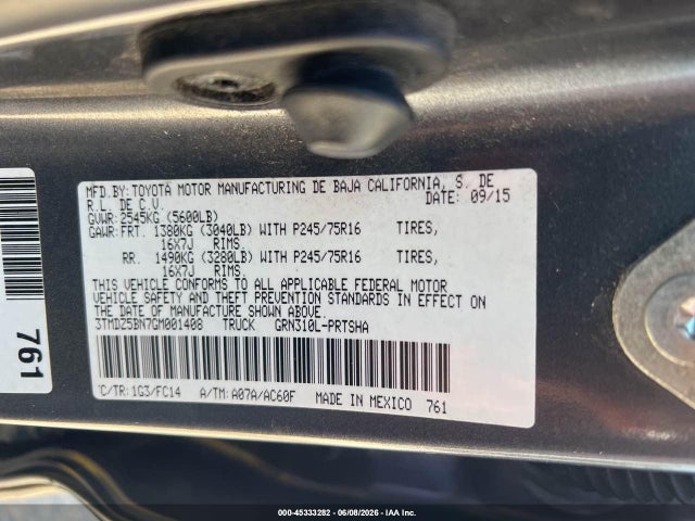 Toyota Tacoma Sr5 V6