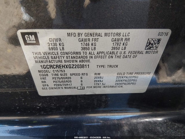Chevrolet Silverado 1500 1lt