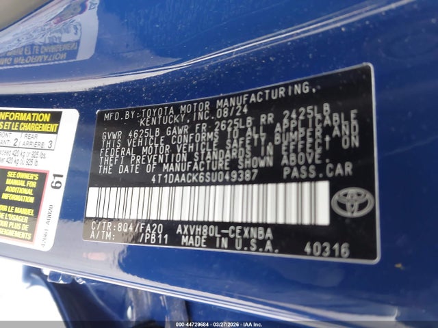 Toyota Camry Le