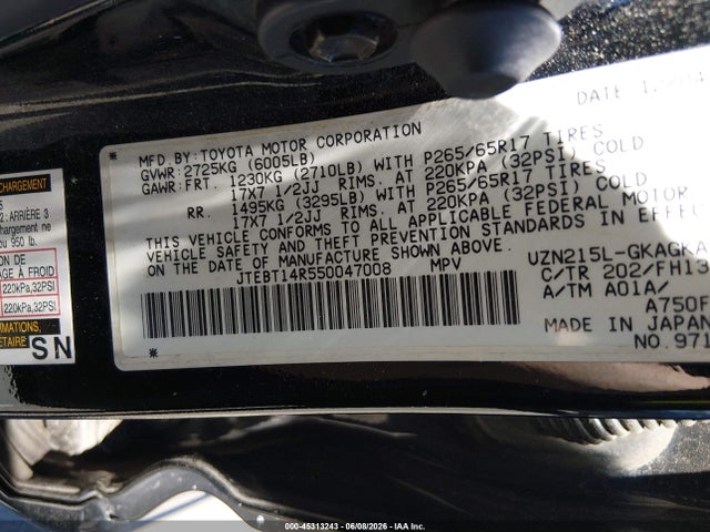 Toyota 4Runner Sr5 Sport V8