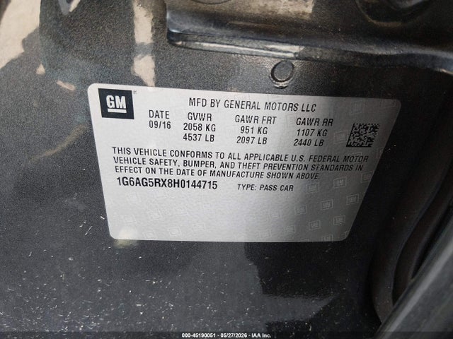 Cadillac ATS Standard