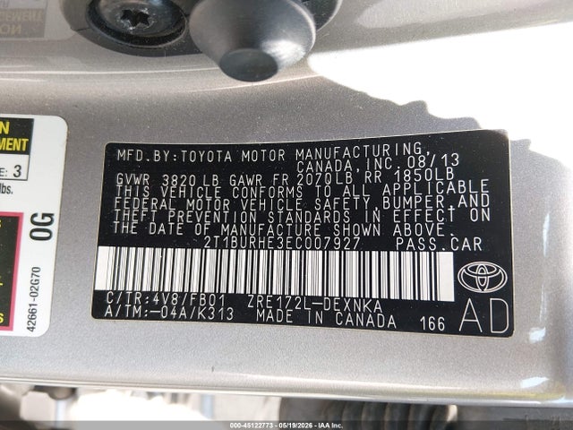 Toyota Corolla Le