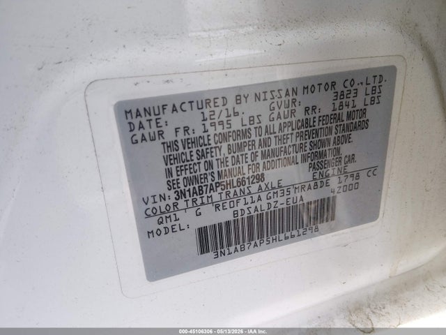 Nissan Sentra Sv