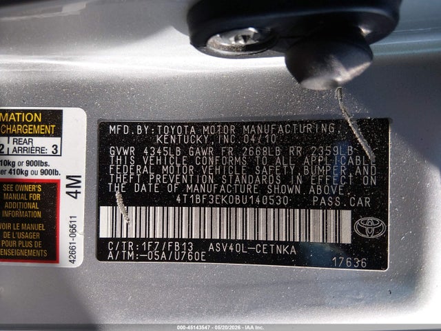 Toyota Camry Le
