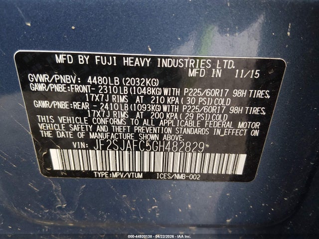 Subaru Forester 2.5i Premium