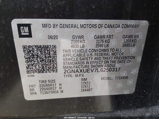 Chevrolet Equinox Awd Lt 1.5l Turbo