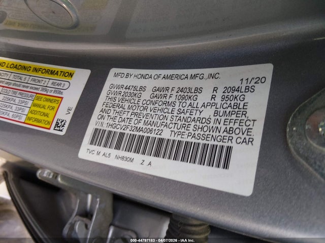 Honda Accord Sport 2.0t