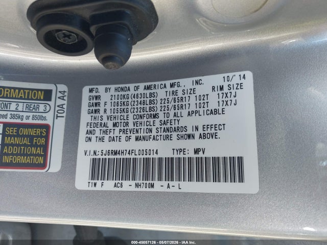 Honda CR-V Ex-l