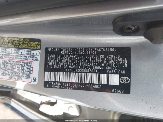 Toyota Camry Le