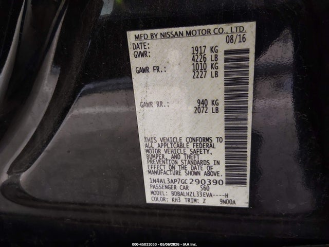 Nissan Altima 2.5 Sr