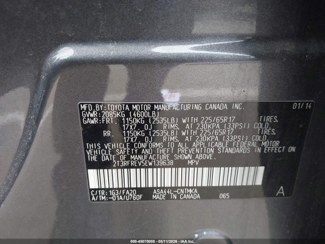 Toyota RAV4 Xle