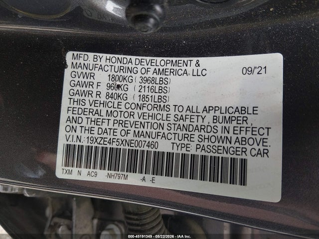 Honda Insight Ex