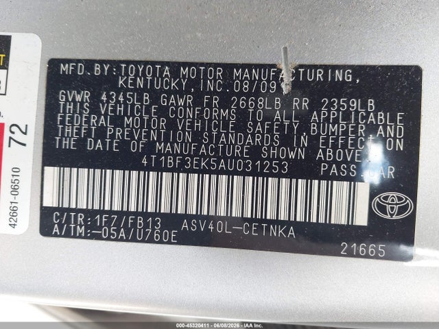 Toyota Camry Le