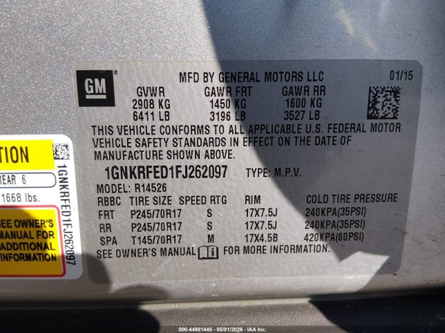 Chevrolet Traverse Ls